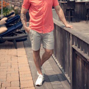 American Heritage Sand Vintage 7" Shorts